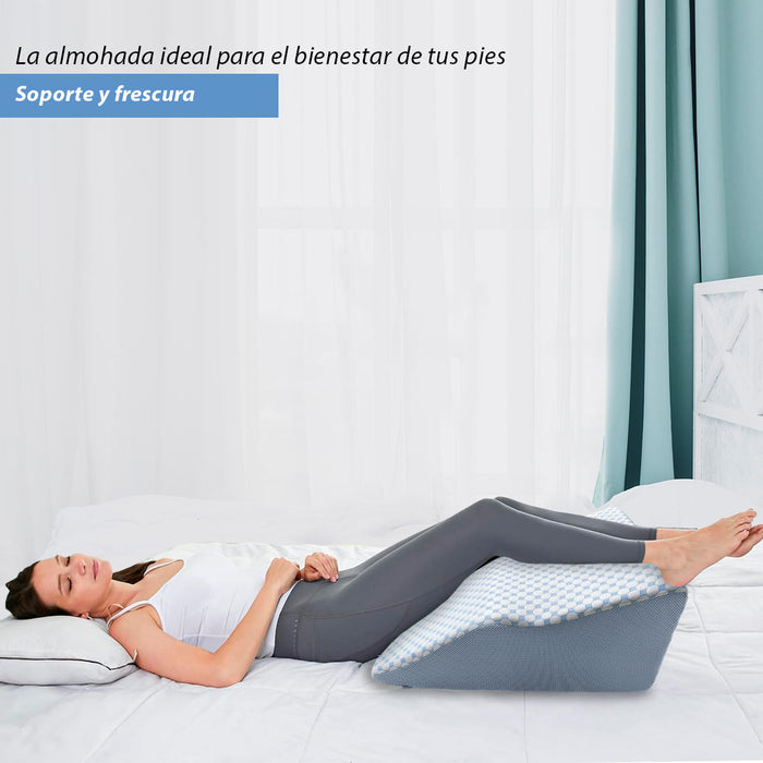 Almohadas para elevación de piernas, Almohadas de Memory Foam, Almohada para piernas, ortopedicas