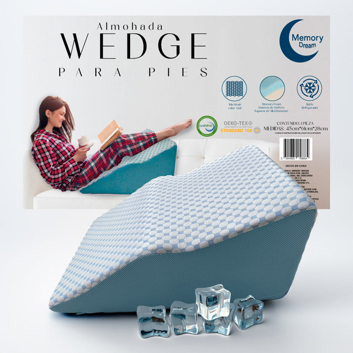 Almohadas para elevación de piernas, Almohadas de Memory Foam, Almohada para piernas, ortopedicas